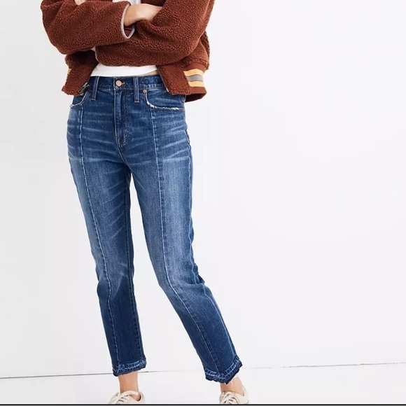 Madewell The High-Rise Slim Boyjean: Seamed Edition - Picture 1 of 14